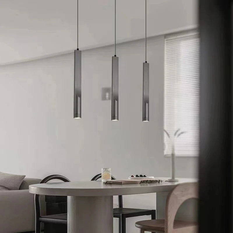 Minimalist style aluminium pendant light 3000k