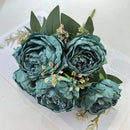 Artificial peony bouquet for weddings and home decor