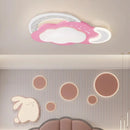 Modern rainbow cloud ceiling light for children's room