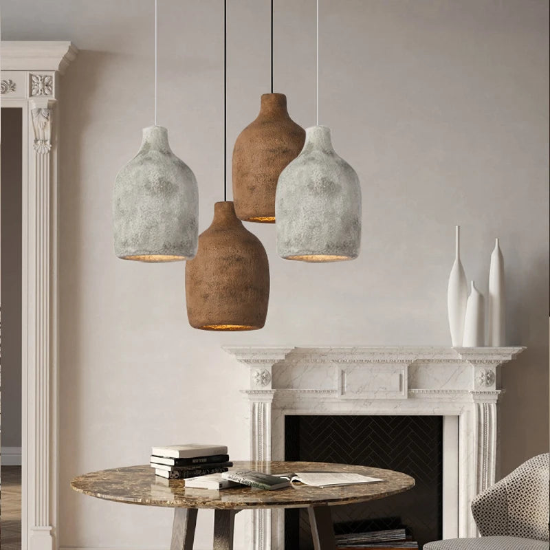 Nordic wabi-sabi pendant light for restaurants, bars and interior decor