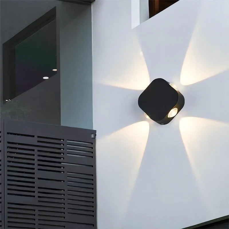 Modern waterproof LED wall light for indoor and outdoor decoration
