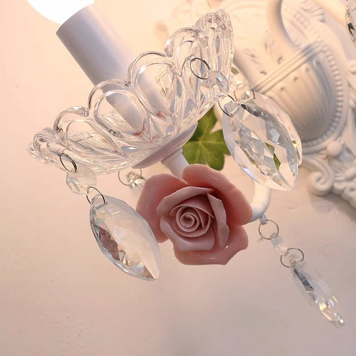 Korean style crystal wall light for decorative lighting - vue 6 sur 16