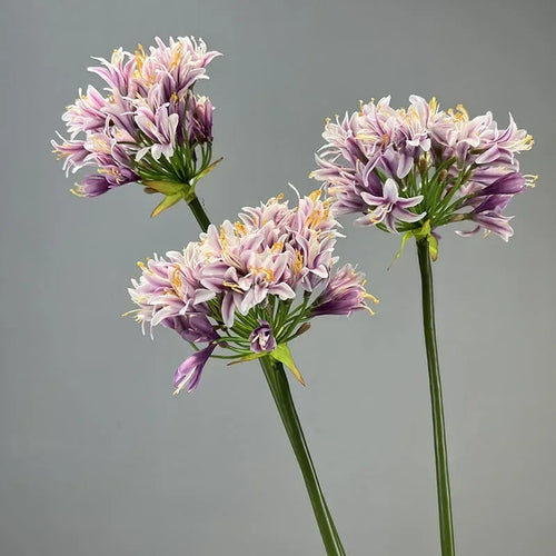 Set of 2 silk flowers for modern interior decoration - vue 4 sur 9