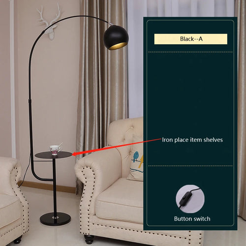 Simple modern nordic floor lamp for interior decoration - vue 10 sur 10
