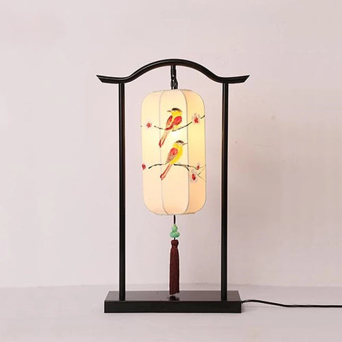 Classic fabric floor lamp for interior decoration