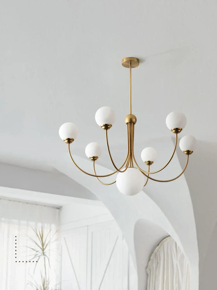 Vintage LED chandelier for elegant interior décor