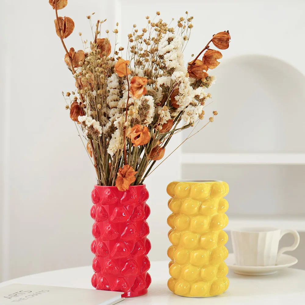 vase méditerranéen en céramique pour décoration intérieure et table - vue 4 sur 8