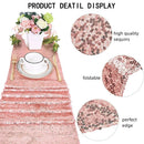 Gold sequin table runner for party decoration