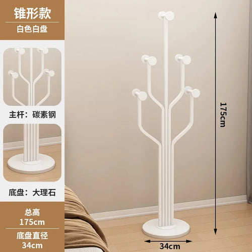 creative wrought iron vertical coat rack for clothes - vue 7 sur 14
