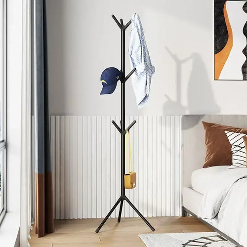 mobile coat rack with branch-shaped hooks for convenient storage - vue 3 sur 8