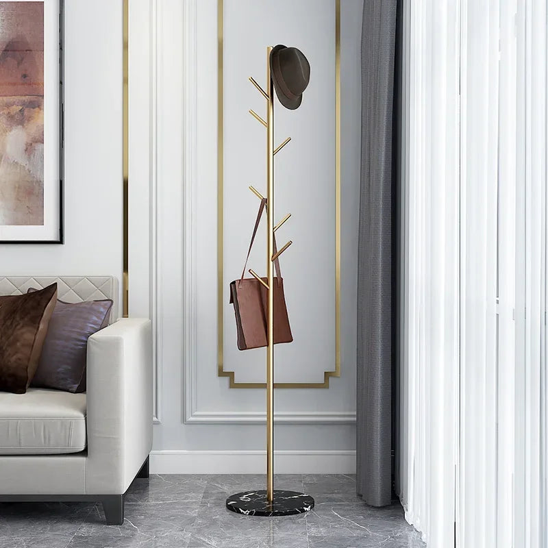 floor-standing coat rack for clothes and bags, versatile - vue 14 sur 17