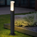 Advanced outdoor LED pillar lawn lamp, waterproof IP65 aluminium, square garden path light