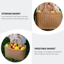 woven basket for plants decoration and multifunctional storage
