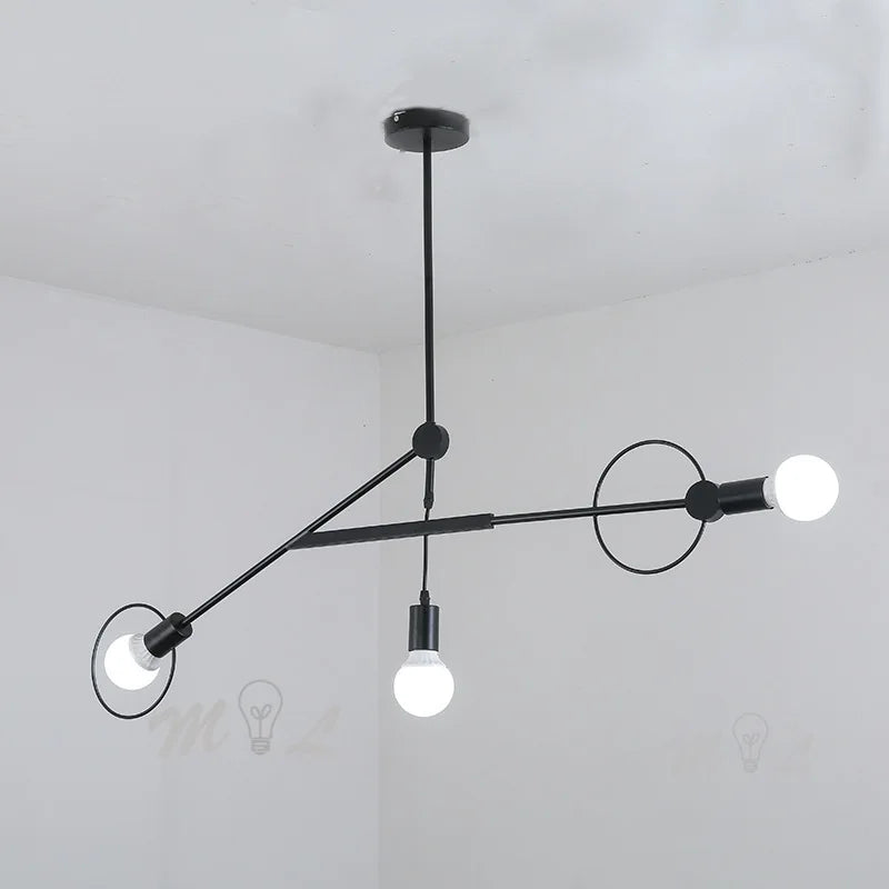 Modern geometric pendant light for elegant interior decor