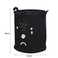 foldable cotton and linen waterproof laundry basket