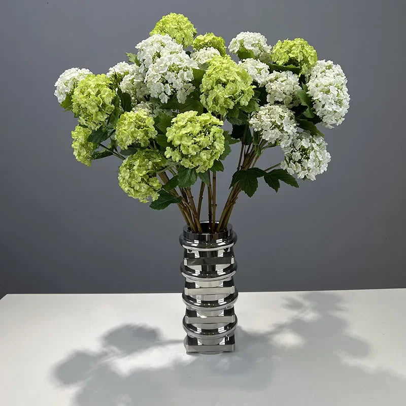 Silk hydrangea snowball artificial floral wedding decoration