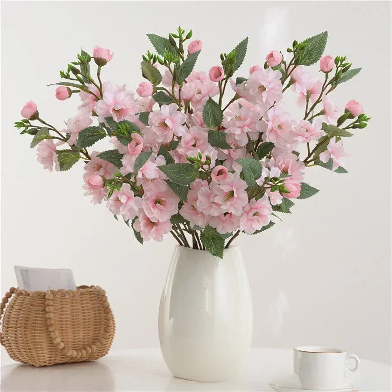 Artificial silk rose bouquet for interior decoration - vue 4 sur 11