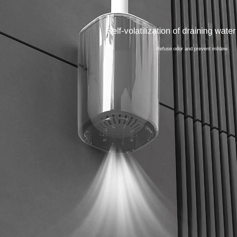 Long handle toilet brush for effective cleaning - vue 5 sur 8