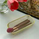 metal storage basket for desk and makeup