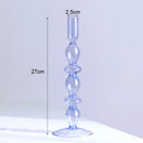 Vintage glass candle holder for weddings and romantic dinners