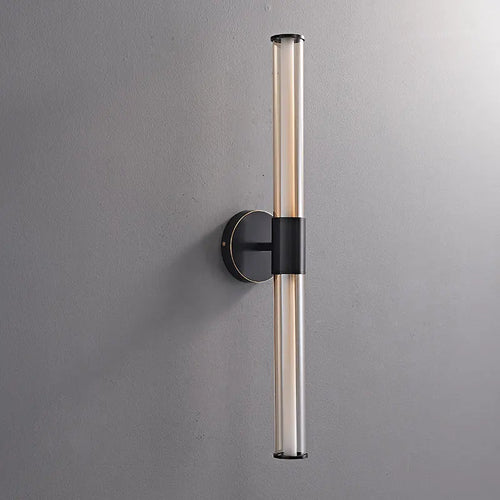 applique murale rétro led en verre de cuivre pour hôtel - vue 4 sur 6