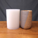 Silicone mould for concrete flower pots