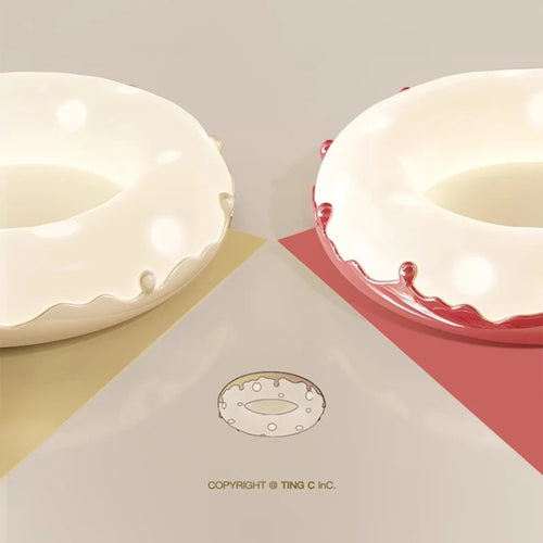Doughnut-shaped ceiling light for a modern and cosy children's bedroom - vue 7 sur 11