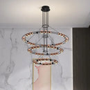 Modern LED bean-shaped chandelier for luxury living room