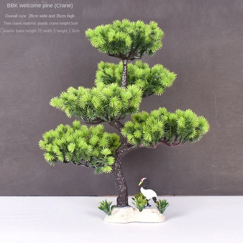Artificial bonsai plant in plastic for interior decoration - vue 11 sur 41