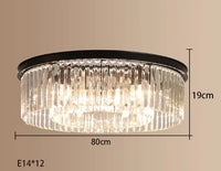 Elegant design crystal pendant chandelier for indoor lighting