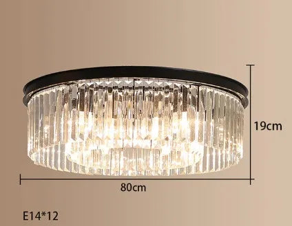 Elegant design crystal pendant chandelier for indoor lighting