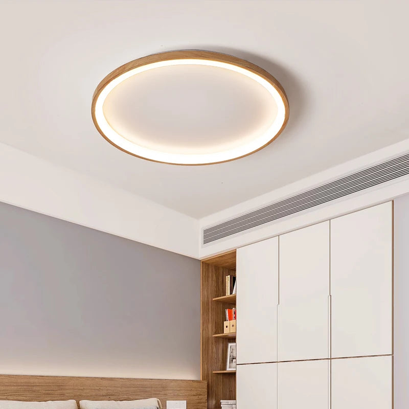 Japanese style LED ceiling light for hallway and entrance - vue 6 sur 14