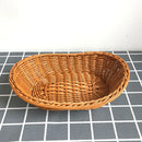 Wicker bread baskets for snacks and fruit