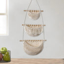 boho hanging baskets for versatile fruits and vegetables