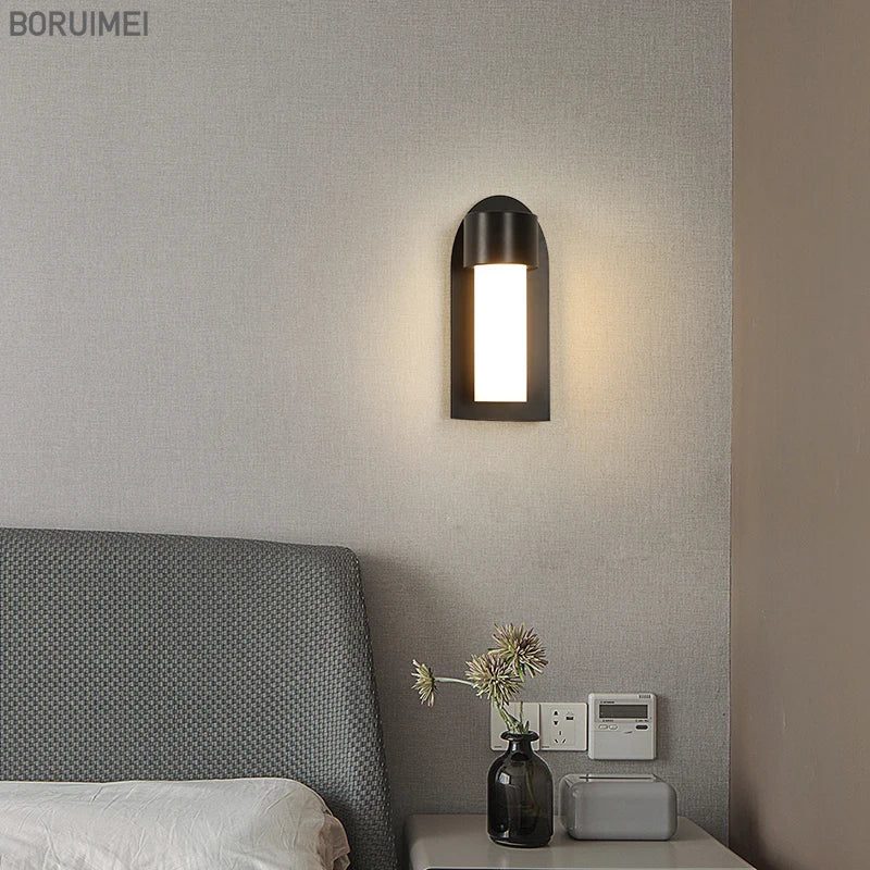 Decorative waterproof LED wall light for indoor and outdoor use