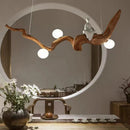 Zen resin pendant light in Chinese style for interior decor
