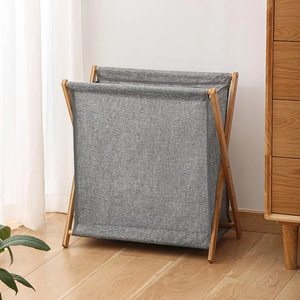 large capacity foldable storage basket for laundry and accessories