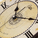 classic silent retro wall clock in abs quartz