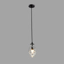 American loft retro LED skull wine bottle pendant light
