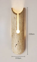 Elegant marble wall light for interior decoration
