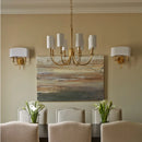 Nordic American country style copper chandelier for lighting