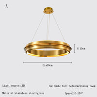 Post-modern Italian LED pendant chandelier for interior decoration
