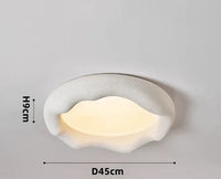 Minimalist wabi sabi cloud ceiling light for soft lighting