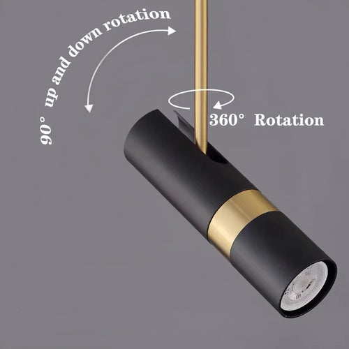 360-degree rotating dimmable LED spotlight with replaceable bulb - vue 4 sur 8