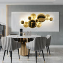 Modern nordic luxury LED wall light for TV background