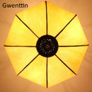 Tiffany stained glass chandelier for interior decoration