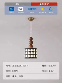 French medieval style pendant light for an elegant interior