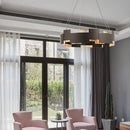 Metal pendant light with adjustable cord