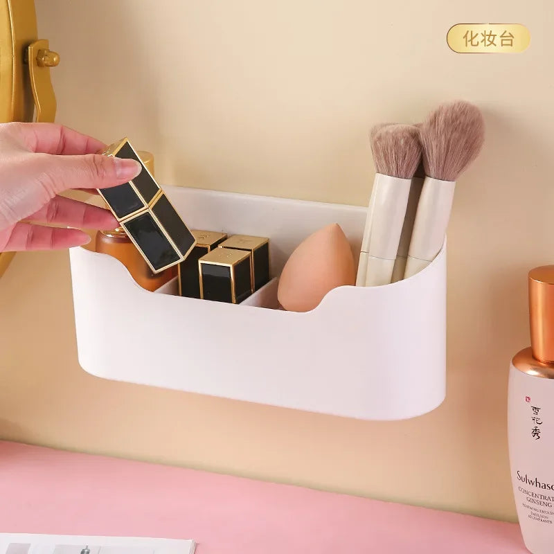 self-adhesive wall organizer for storage and mail