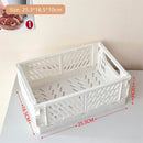 stackable foldable basket for storing makeup, jewelry, toys